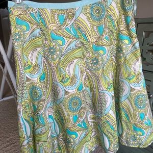 Gap paisley summer skirt